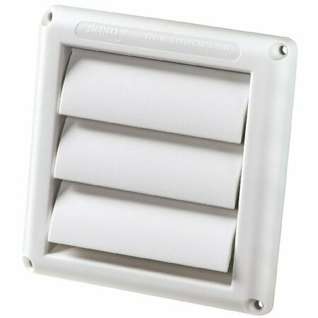 DEFLECTO HSR4W/18 HOOD LOUVER DRYER VENT HS4W